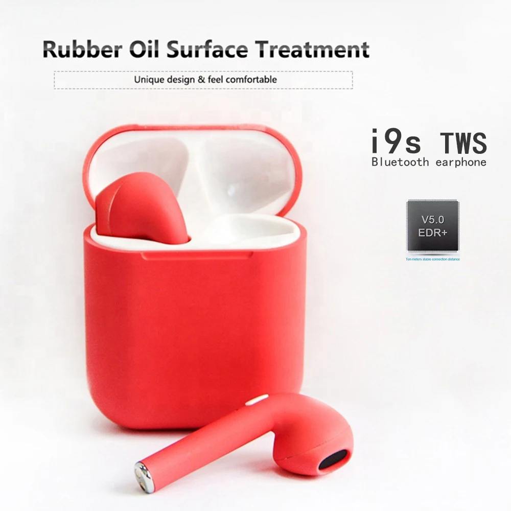 

Bluetooth Earphones I9s tws Wireless Earpiece Bluetooth New colorful 5.0 Wireless headsets with charger Bluetooth headset gamer
