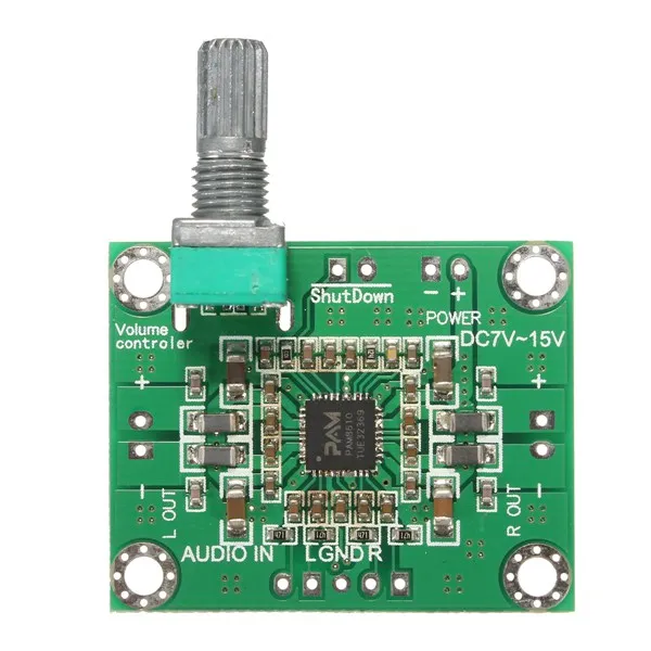 PAM8610 DC 7-15 V усилитель PCB монтажная плата 10 W * 10 Вт