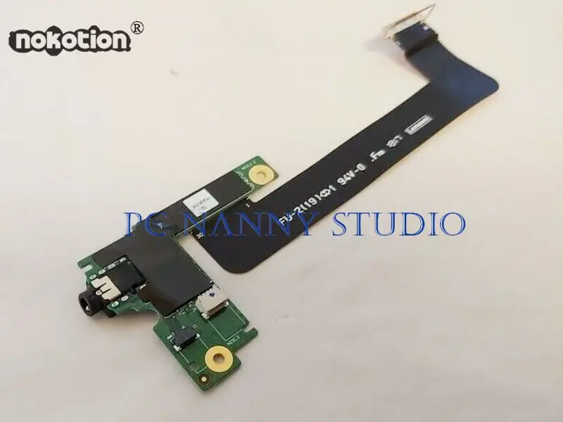 NOKOTION подлинный для Lenovo ThinkPad X1 Carbon 5-го поколения плата аудиопорта ноутбука 00HW560 |