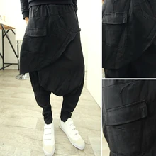 27-44! Корейская мужская мода для ночного клуба театральный большого файла bat Штаны штаны-шаровары мужской ночной клуб певица костюмы брюки