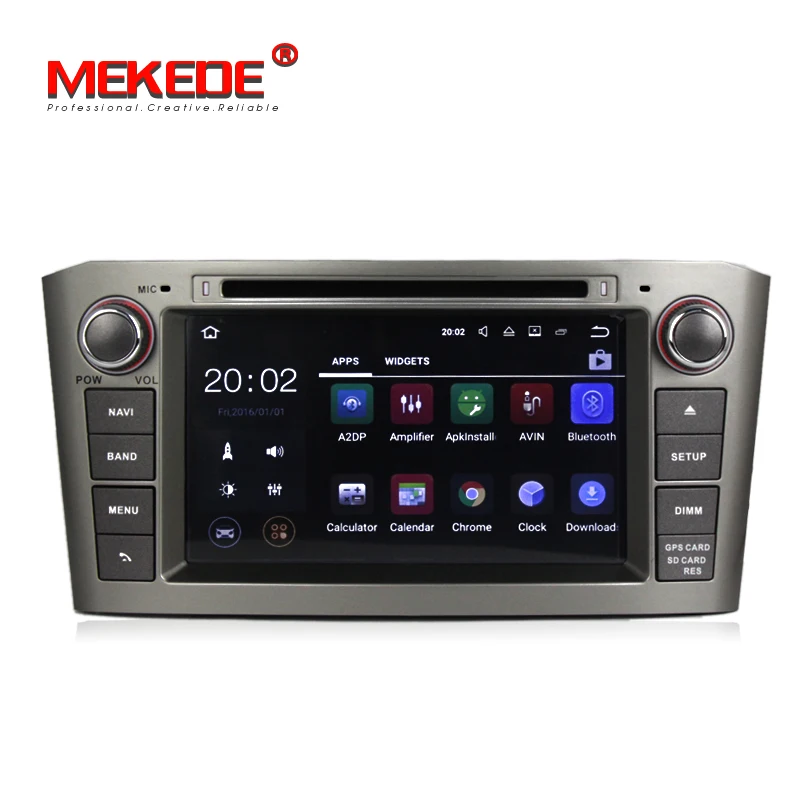 2din 2 Гб ОЗУ Android 7 1 Автомобильный DVD Радио стерео плеер для TOYOTA AVENSIS 2003 2008 gps