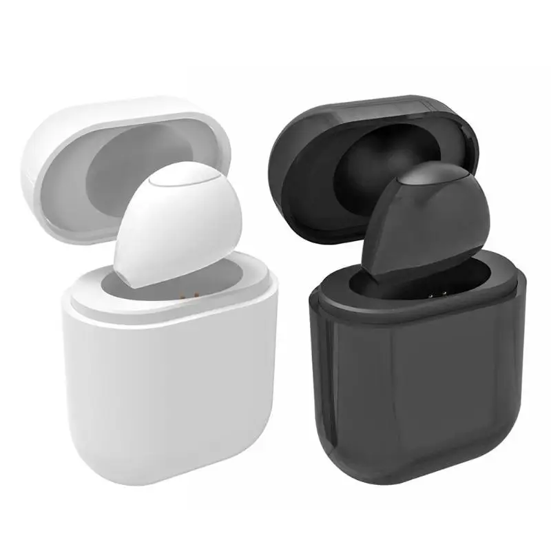 

VODOOL S9 Single Mini Small Stereo Earbuds Wireless Bluetooth Earphone Headset Headphone with Charging Box for IOS Android Phone