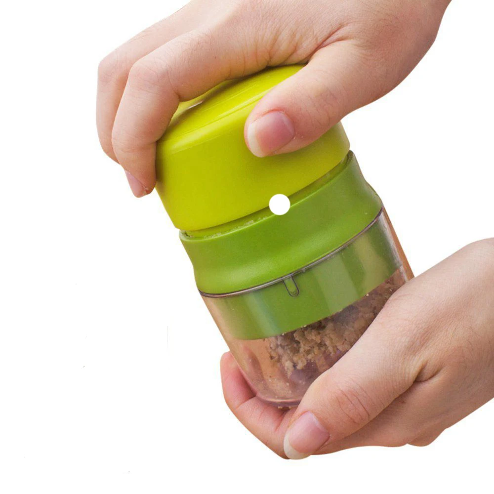 

1Pcs Stainless Steel Garlic Presses Manual Grinder Peeler Slicer Chopper Cutter Curve Fruit Vegetable Tools