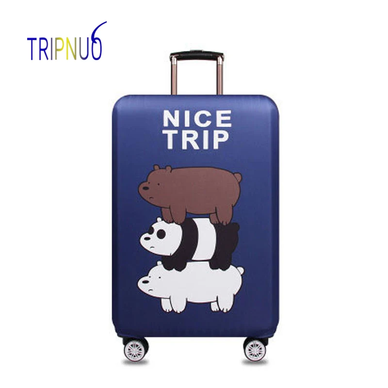 Защитный чехол для багажа TRIPNUO из эластичной ткани, Suitable18-32 дюймов, чехол на колесиках для костюма, аксессуары для путешествий