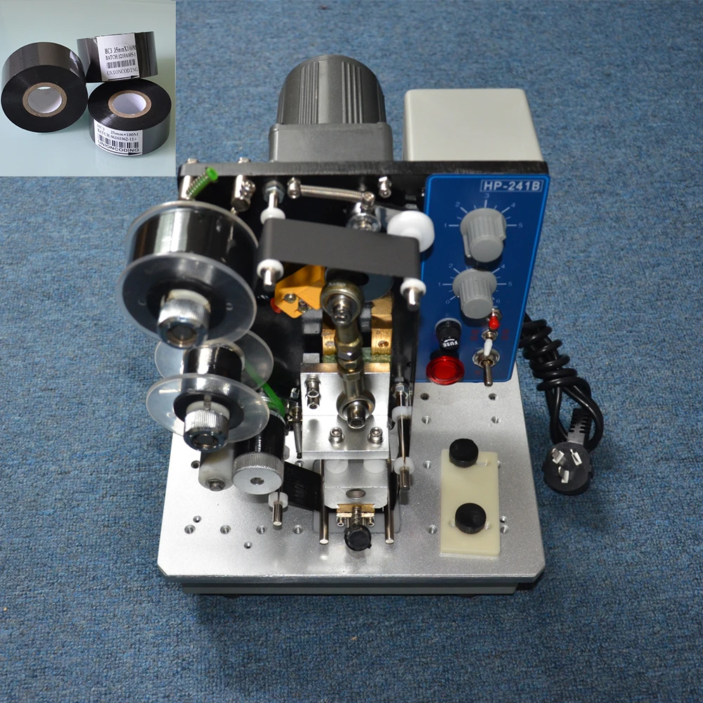 

241B type dater machine on plastic bags