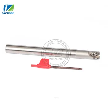 

Milling Cutter EMRC15*4R16*160*2T Bore Indexable Shoulder End Mill Arbor,Mill Cutting Tools, Insert of carbide inserts