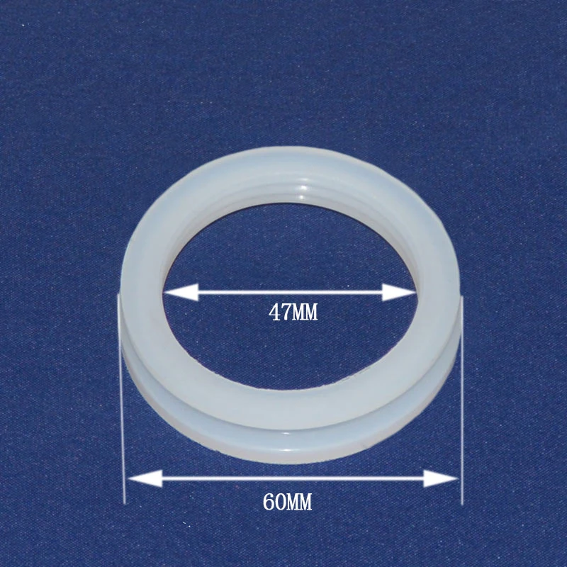 10 шт. Силиконовое уплотнительное кольцо для вакуумной трубки солнечных водонагревателей, диаметр 58 мм или 47 мм белый