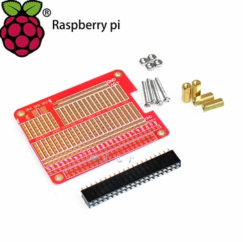

10pcs DIY Proto HAT Shield for Raspberry Pi 3 and Raspberry Pi 2 Model B / B+ / A+ ( Red)