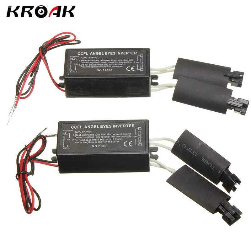 Universal 2Pcs Car Inverter For CCFL Angel Eye Light Halo Ring Spare Ballast Inverter For BMW E36 E46 E53 E83 Universal 2Pcs Car Inverter For CCFL Angel Eye Light Halo Ring Spare Ballast Inverter For BMW E36 E46 E53 E83