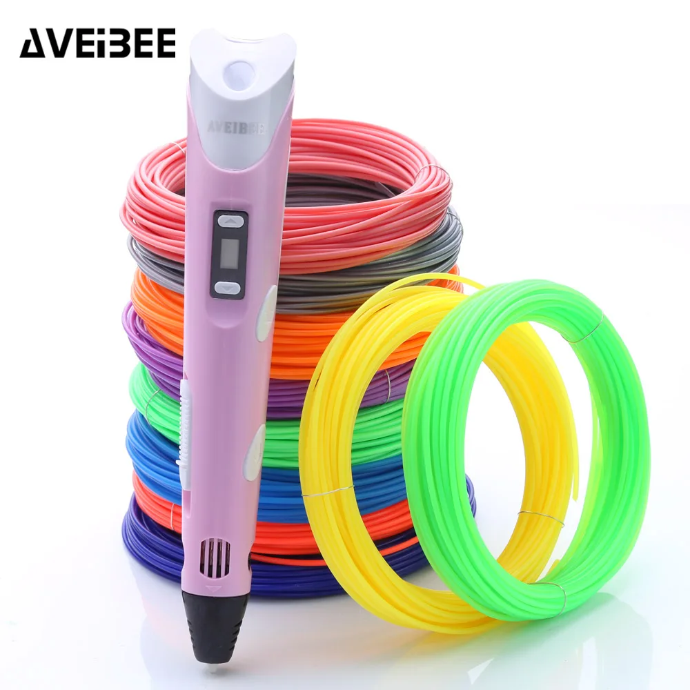 

3D Printing Pen DIY 3D Drawing Printer Pen with PLA filament Best for Kids Child 3D Painting Birthday Gift Present