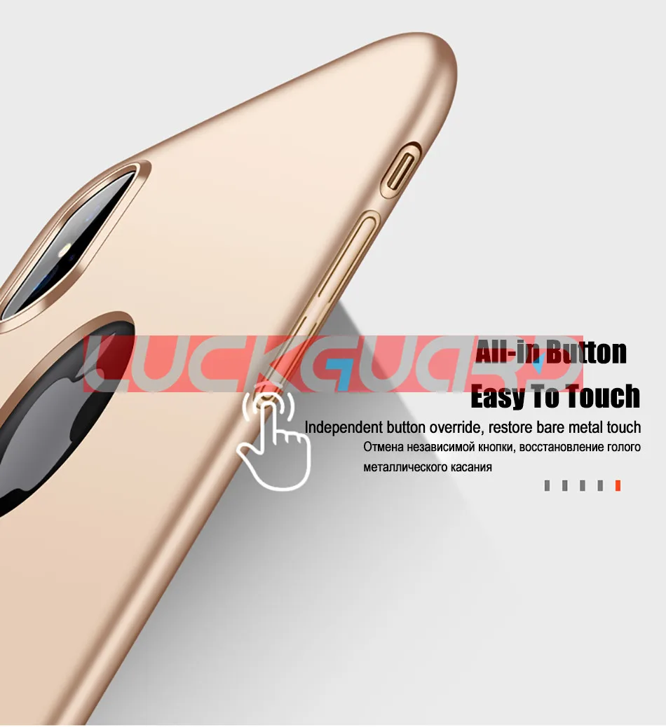 LuckGuard жесткий матовый чехол для телефона для iPhone XS MAX XR Роскошный тонкий чехол s для iPhone 5 SE 6 6s 7 8 Plus X Логотип Крышка Аксессуары