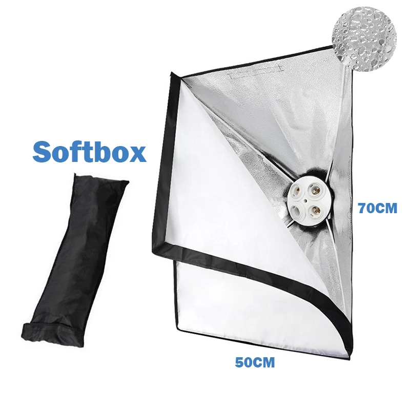 9 Bulbs Photo Studio Kit Photographic Lighting Softbox Kit camera & photo accessories 2 light stand 2 softbox for Camera Photo