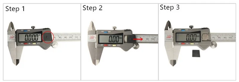 calibre de aço inoxidável vernier pinças métricas