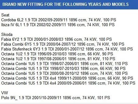 Для VW Polo 1,9 TDI(2001-2009) пневматический клапан EGR 038131501AR 038131501 M 0820110583 7283D 724809300