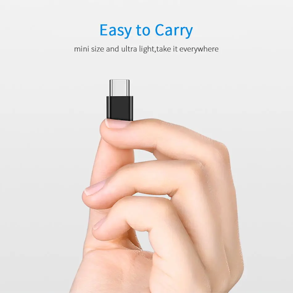 4-2S9 S8 plus Micro USB to Type C Converter Original Fast Charger Charging Cable Adapter Snelle Lading  Note8 C5 C7 C9 pro_