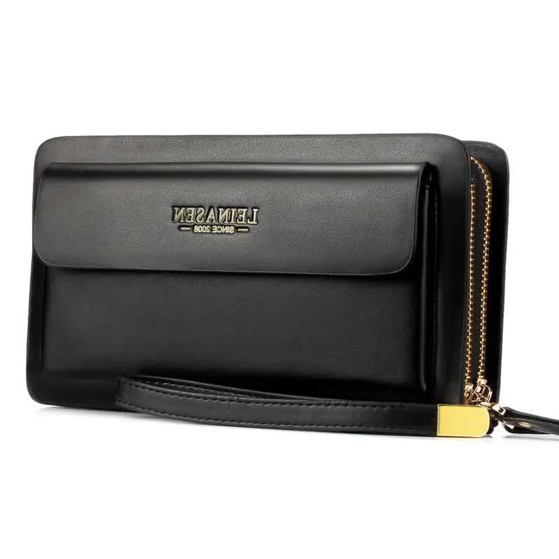 Скидка Кошелек, мужской кошелек, мужские кошельки, зажим для денег, посылка для телефона, большая емкость, много бит, роскошный Повседневный Кошеле...