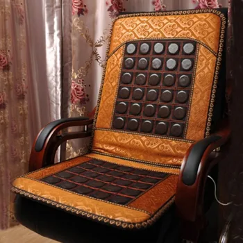 

Hottest Far Infrared Tourmaline Magnetic Massage Hot Cushion/Electric Jade Pad Seat Cushion For Sale