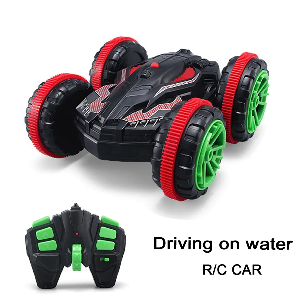 2016 Hot 1 18 2 4GHZ RC Stunt Car Driving on Water Remote Control Car Toy