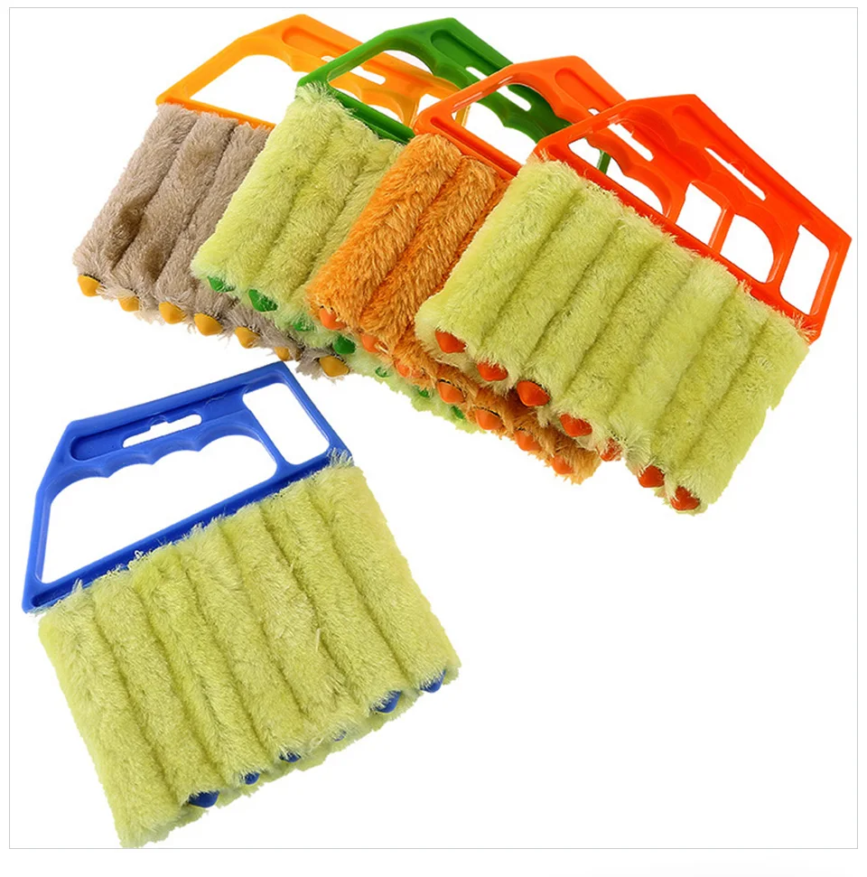 Useful Microfiber Window CleaningWashing Brush Air Condit Venetian Blind Cleaner Multifunctional Cleaning Brushs For Blinds Air (1)