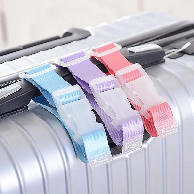 

Portable Travel Accessories Adjustable Buckle Button Parts Suitcase Bag Security Bag Hanger Luggage Strap Aircraft Supplies