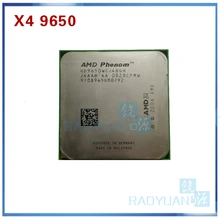 AMD Phenom X4 9650 X4-9650 Настольный четырехъядерный 2,3 ГГц Процессор HD9650WCJ4BGH гнездо AM2 +/940pin