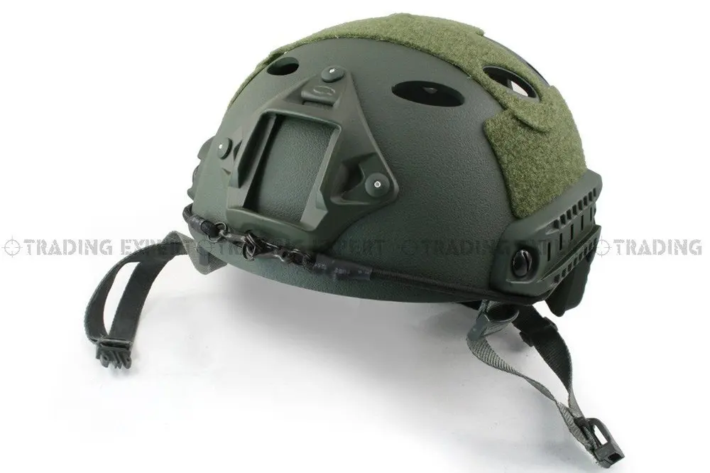 Fast Style Base Jump Helmet Navy Seal Carbon Shell OD Green free ship