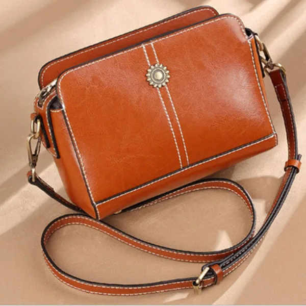 

XIYUAN lady genuine leather crossbody bags for women 2019 shoulder messenger bag ladies handbag purses handbags for student red
