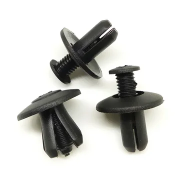 

Car Fender Fastener clips Fixed Push pins Decal Accessory Bumpers Doors Rivets 8mm Universal Auto