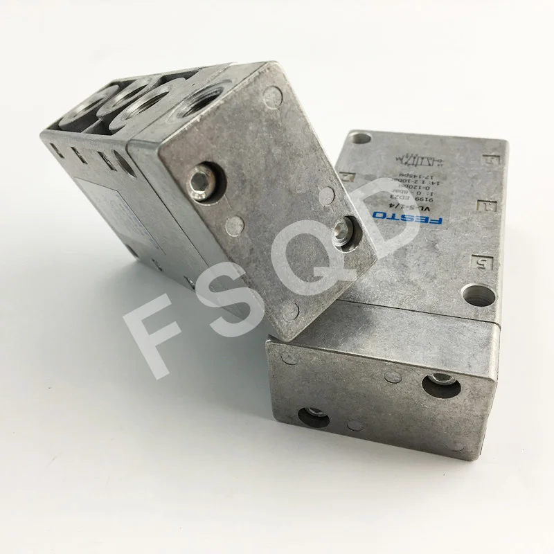 VL 5/3 B 1/4 5 1 4 FESTO три типа Электромагнитный клапан пять через управления газом серии