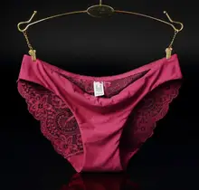 Free Shipping High Quality New Sexy Lace Transparent Panties Women Underwear Seamless Briefs Meryl Nylon Soft Intimates Panty