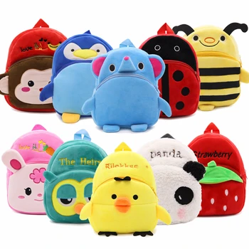 

New 2019 Plush Minnie Kid Bag Backpack Children School Bag For Girl Boy Student Schoolbag Baby Cute Mini Bags Mochila Infantil