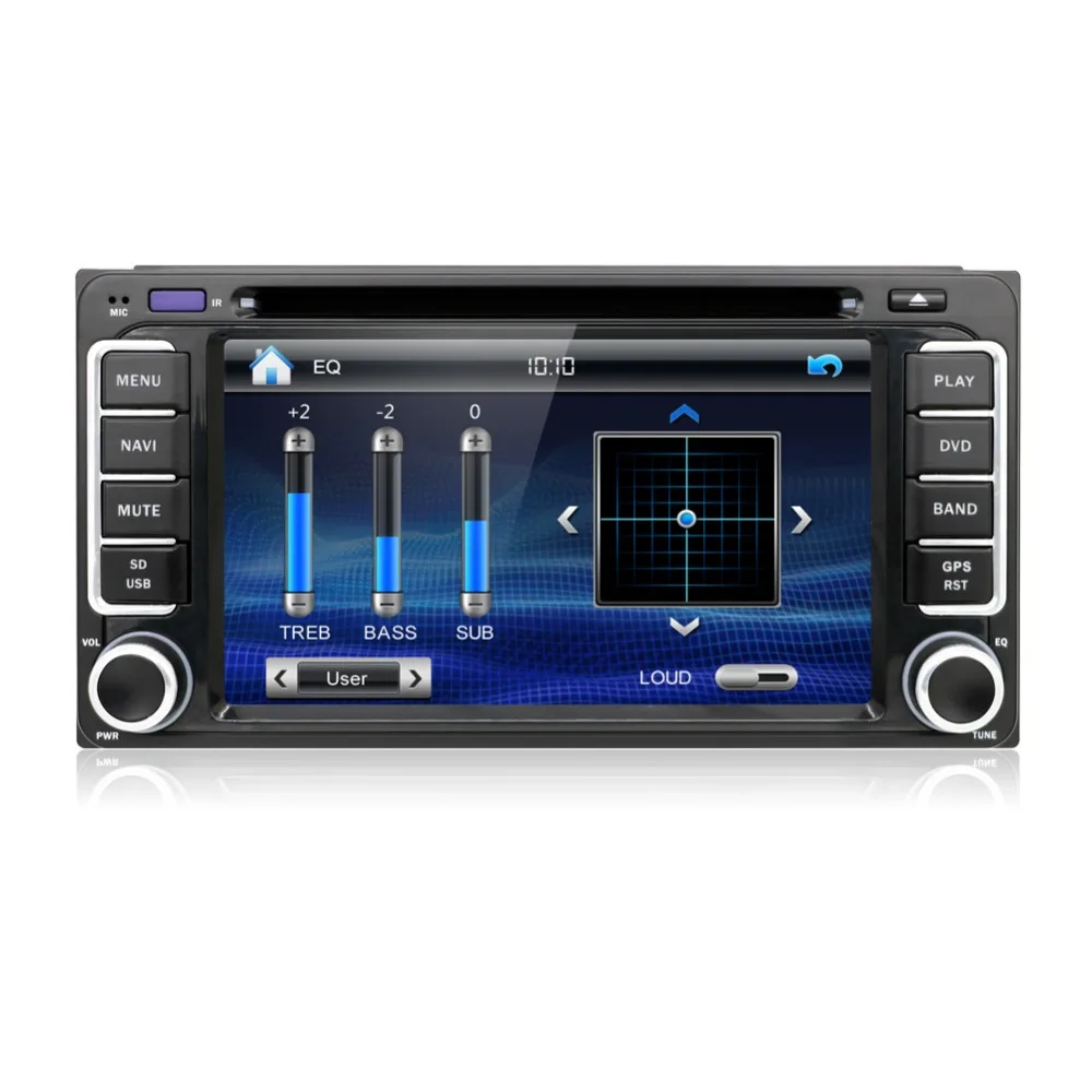 Top 2 DIN Car DVD GPS for Toyota Terios Old Corolla Camry Prado RAV4 Universal radio CD Radio Stereo Video In Car Multimedia Player 1