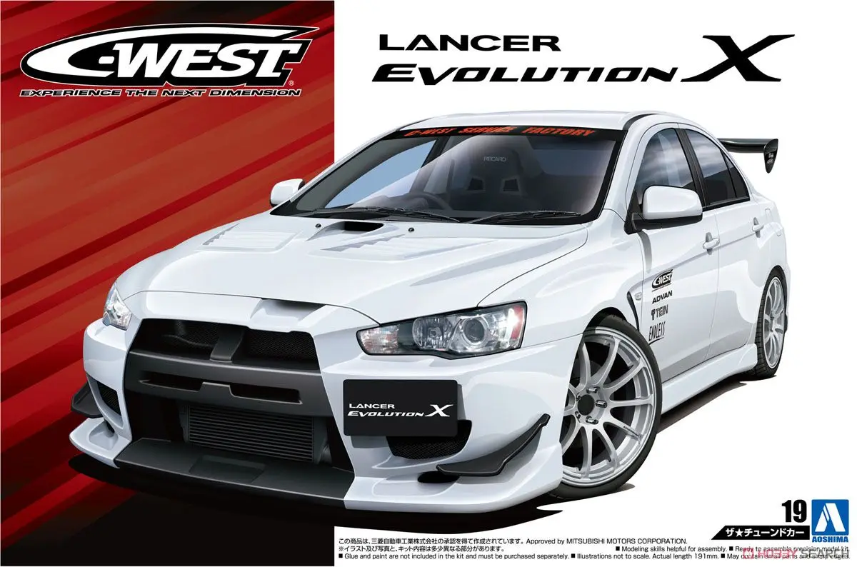 1/24 CWEST LANCER Evolution X '07 05320