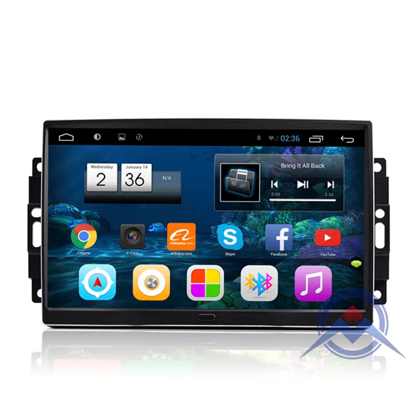  9 inch Android Quad core Car DVD player radio gps For Chrysler 300C 2004-2008 stereo audio multimedia player  