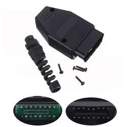 16 broches OBD 2 OBDII Mâle Connecteur Adaptateur De Câblage Connecteur Outil de Diagnostic 
