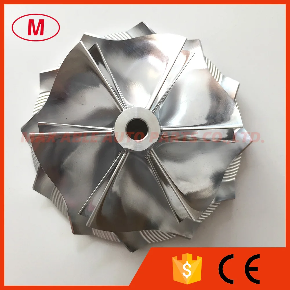 GTX3584 451470-0001 66,30/84,00 мм 6+ 6 лезвий гоночный турбо рабочее колесо компрессора/Алюминий 2618/фрезерные колеса компрессора