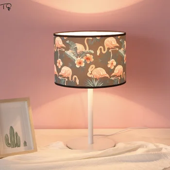 

Nordic Ins Table Lamp Bedroom Bedside Led Creative Romantic Simple Plug-in Lamp for Girls Children Living Room Study Art Decor