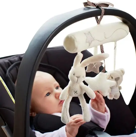 2019 New Hanging Bed Rabbit baby Hand Bell Safety Seat Plush Toy Multifunctional Plush Toy Stroller Mobile Gifts 2019 New Hanging Bed Rabbit baby Hand Bell Safety Seat Plush Toy Multifunctional Plush Toy Stroller Mobile Gifts