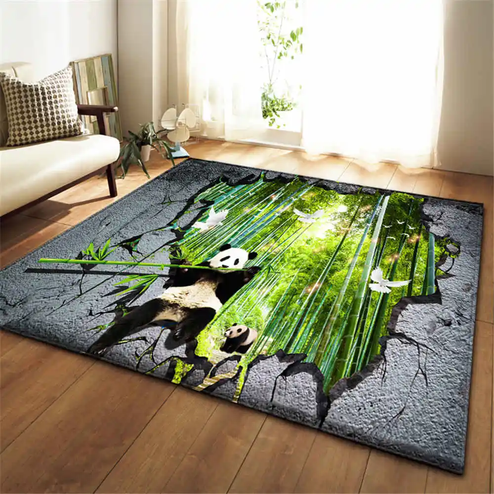 

3D Animal Elephant Carpets Kids Bed Room Decoration Area Rug Soft Flannel Mat Baby Crawling Play Mats Living Room Rug and Carpet