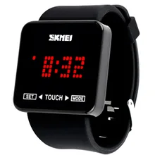 Женские наручные часы электронные светодиодный smart watch женщин силиконовые спортивные цифровой сенсорный часы 2018 Новая мода Открытый леди часы