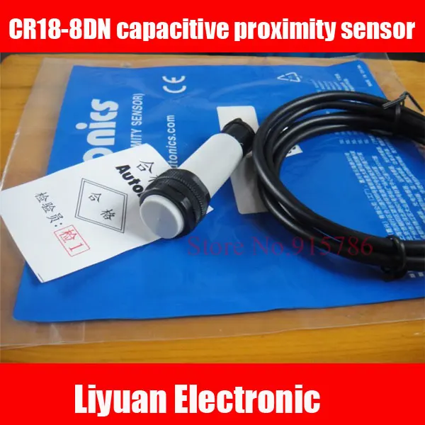 

1pcs M18 capacitive proximity sensor / CR18-8DN waterproof NPN proximity switch
