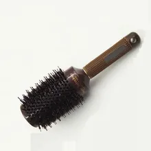 25mm-53mm Professional Nano Ceramic Ionic Round Comb Barber Hair Dressing Brush Salon Styling Tools Brown Colour Hairbrush