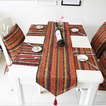 

Cotton&linen Table Runner Home Decoration Table Decoration Table Cloth Hotel Bed Flag Bohemian Style