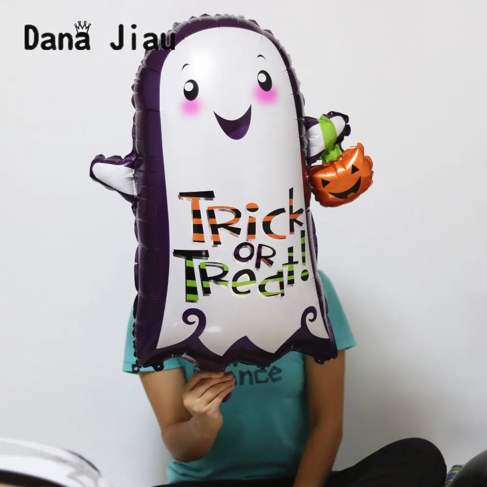 Dana Jiau призрак воздушный шар в виде тыквы хэллоуин партии украшения из фольги