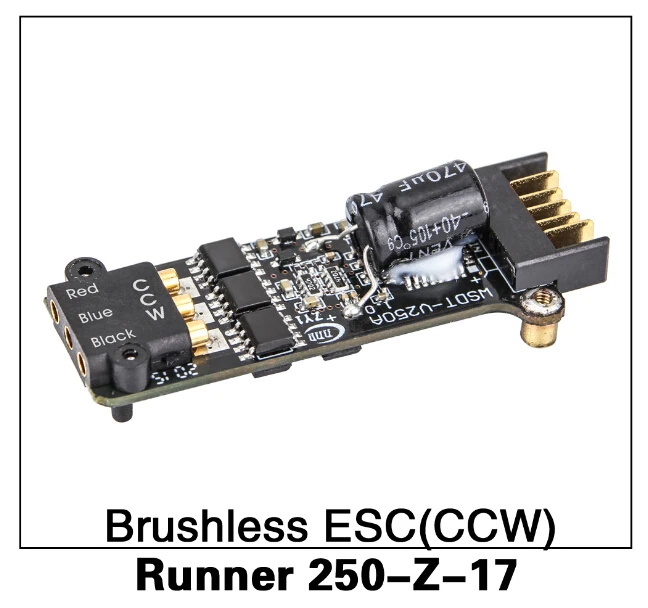 100% Оригинальный Walkera Runner 250 запасные части бесщеточный ESC бегун Z 17 (CCW)|runner 250-z-17|runner