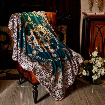 

Plush Warm Throw Blanket Ultra Soft Bedding Top Sheet Sofa cover, Multi Colors Luxury European style Bohemia Tapestry