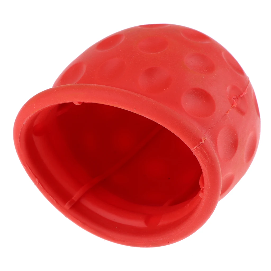 Universal 50mm Tow balls Durable Rubber Tow Bar Ball Cover Cap Trailer Car Towing Hitch Towball Protector Cover Red