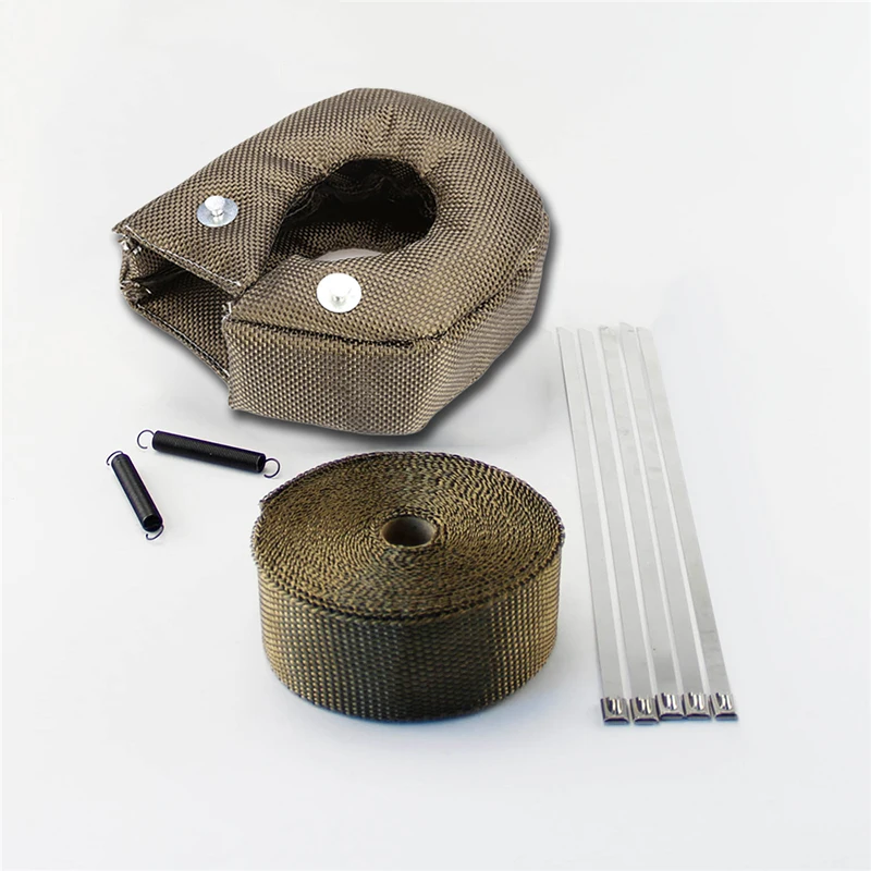 

Turbo Heat Barrier Blanket T3 & Manifold Downpipe Wrap For T3 turbo Replacement