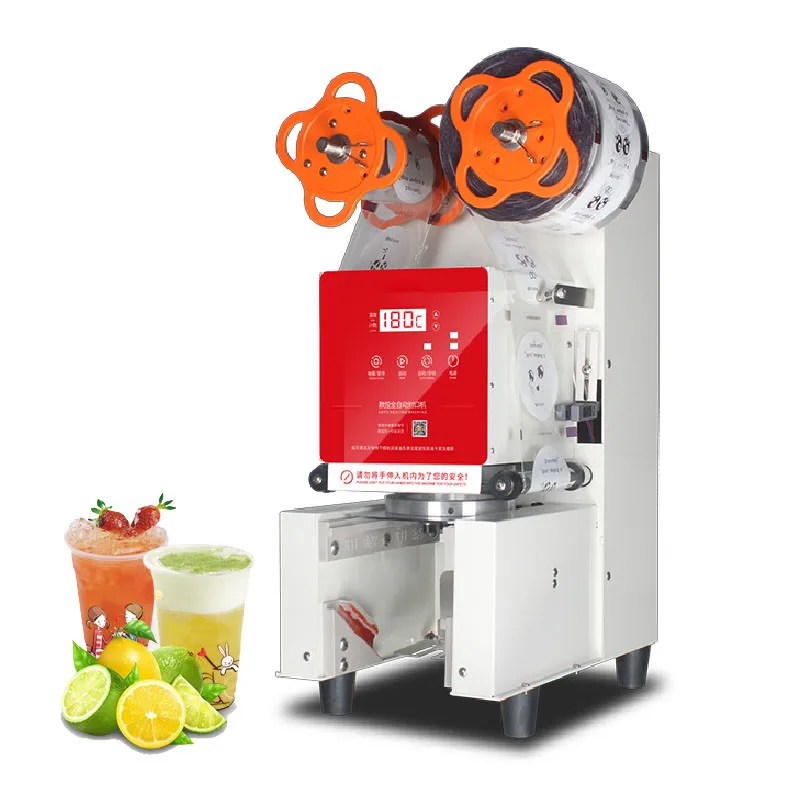 

Jamielin Fully Automatic Bubble Tea Cup Sealing Machine Stainless Steel Plastic Bubble Tea Sealing Machine Cup Sealer Cup