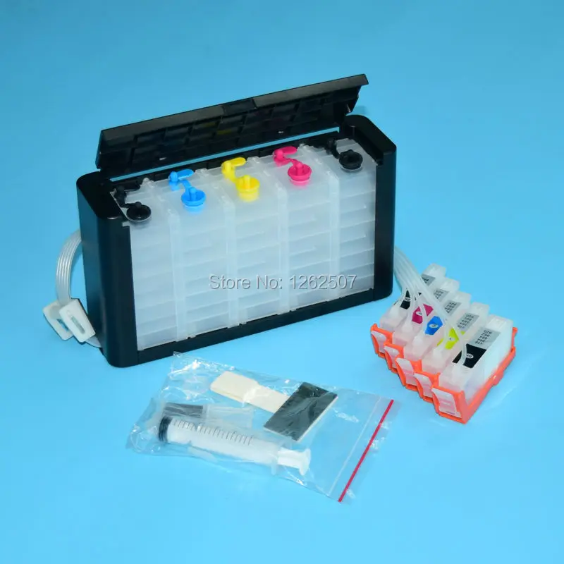 HP 포토스마트 7510 7515 C311a C311b C5324 C5370 C5373 C5380 C5383 C5388 C5390용 HP178 HP178XL ARC 칩 포함 5색 CISS